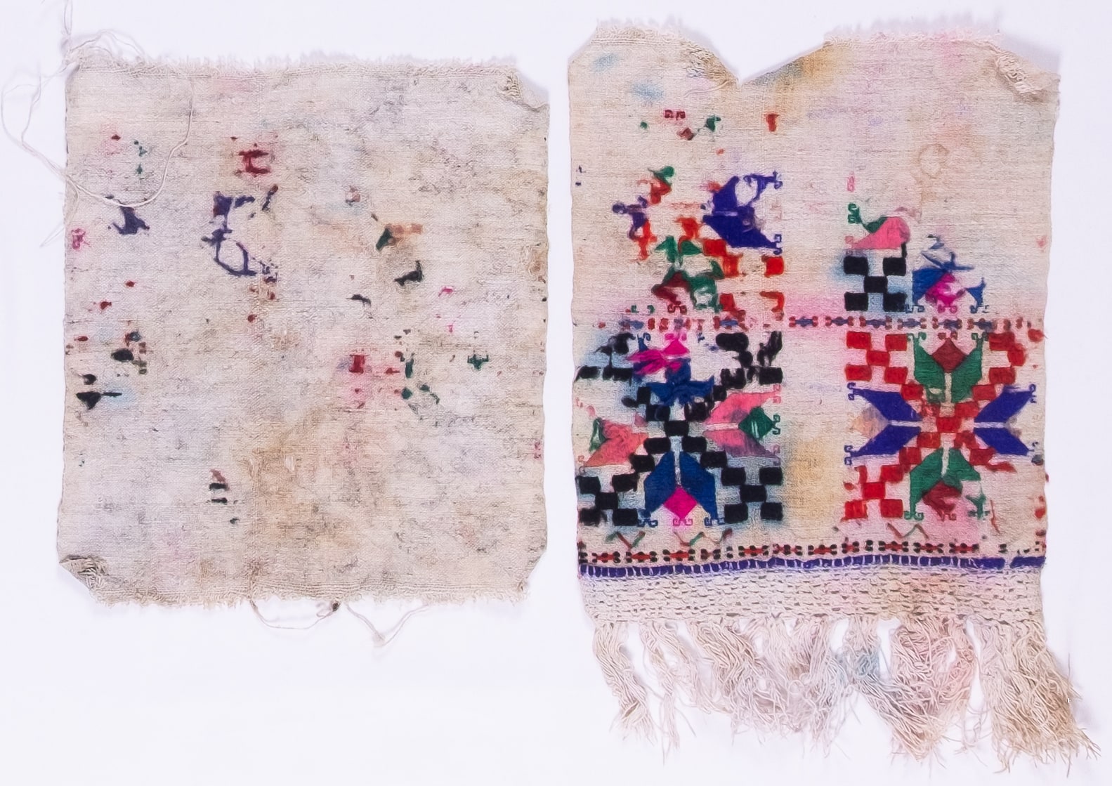 Ukrainian rushnyk — 119 — Satin stitch, Counted satin stitch, Straight counted satin stitch, Kachalotchka counted satin stitch — Eastern Podolia — Zablotska-Koval collection