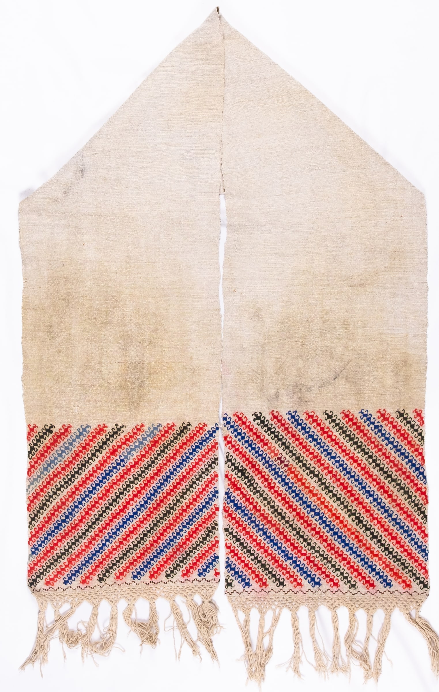 Ukrainian rushnyk — 15 — Satin stitch, Counted satin stitch, Straight counted satin stitch — Eastern Podolia — Zablotska-Koval collection