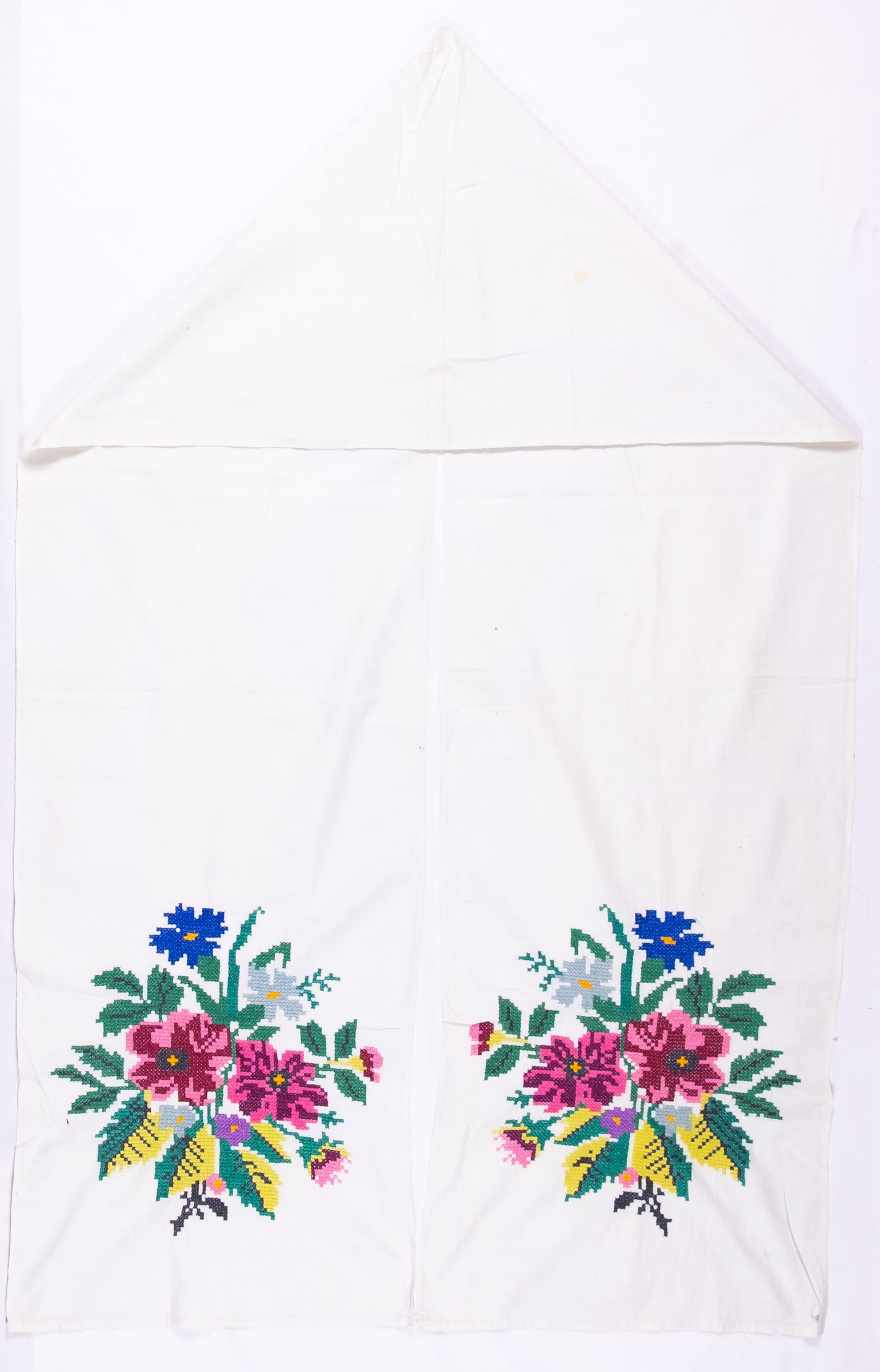 Ukrainian rushnyk — 251 — Cross-stitch — Flowers — Zablotska-Koval collection