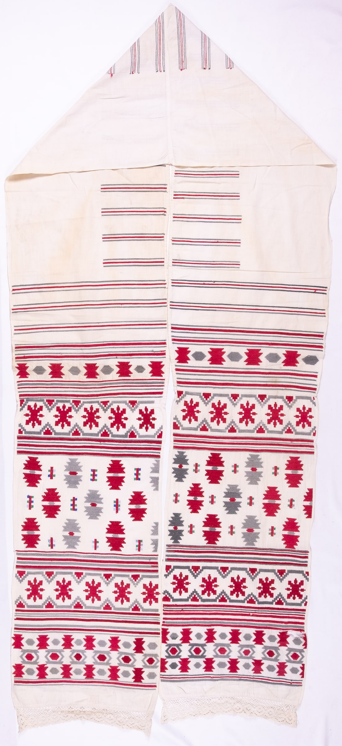 rushnyk ukrainien — 253 — Point de croix — Polésie — collection Zablotska-Koval