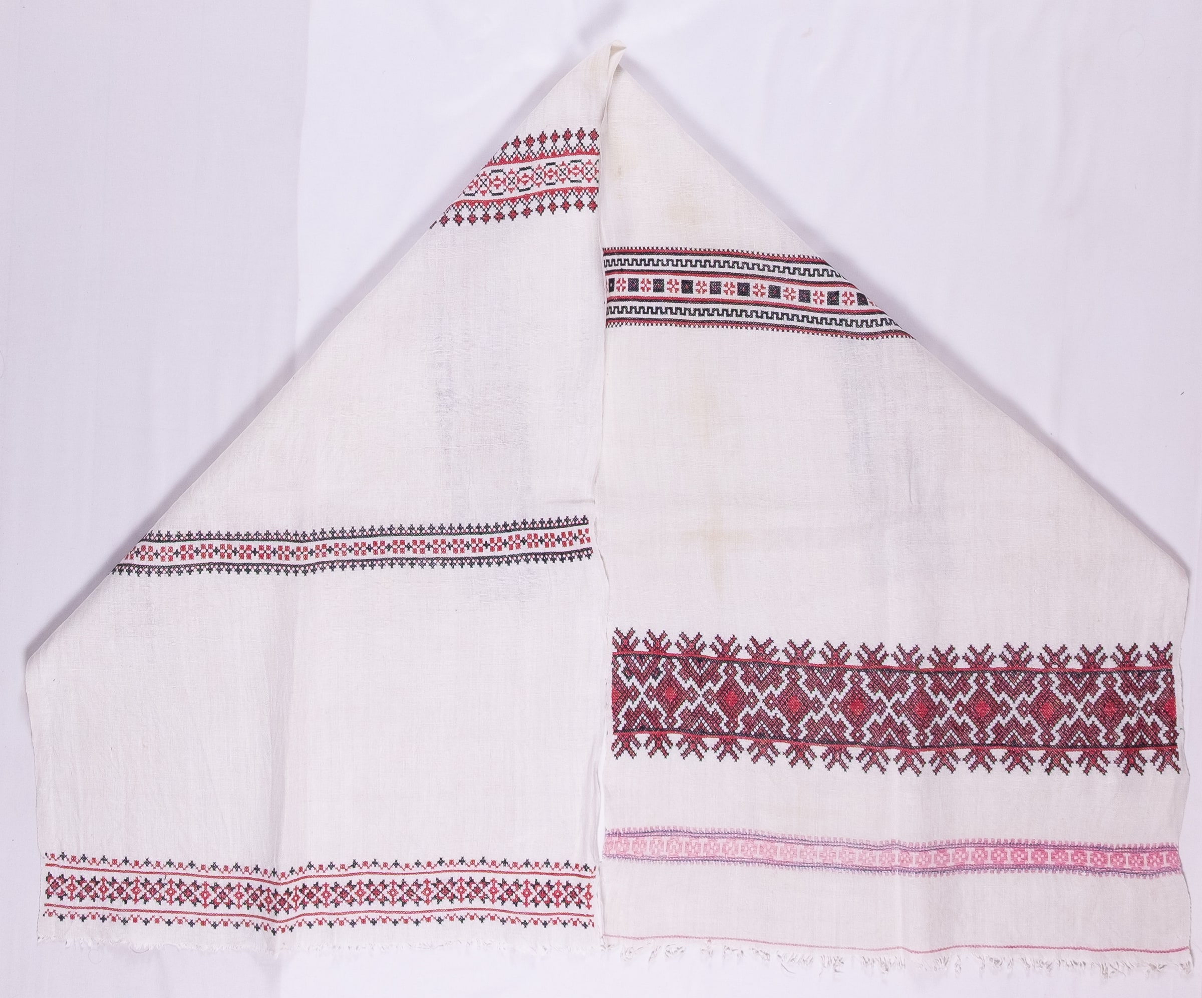Ukrainian rushnyk — 255 — Cross-stitch — Western Podolia — Zablotska-Koval collection