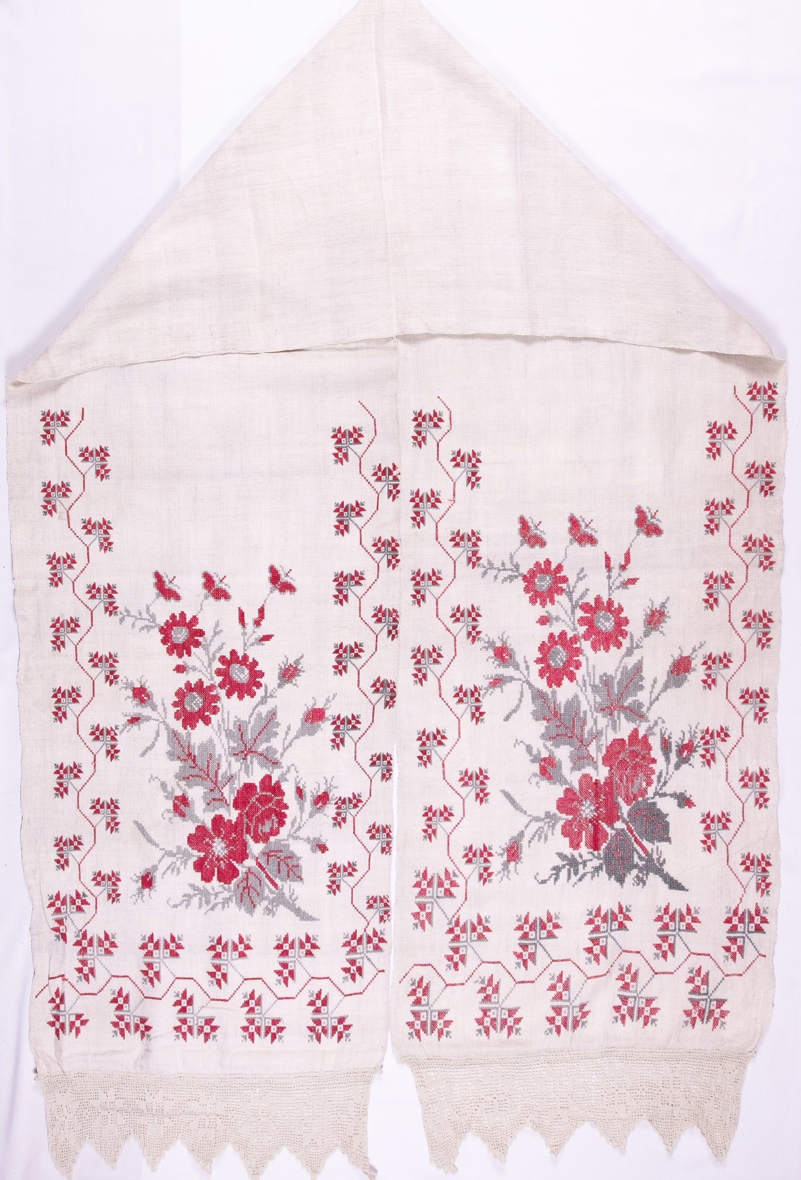 rushnyk ukrainien — 261 — Point de croix — collection Zablotska-Koval
