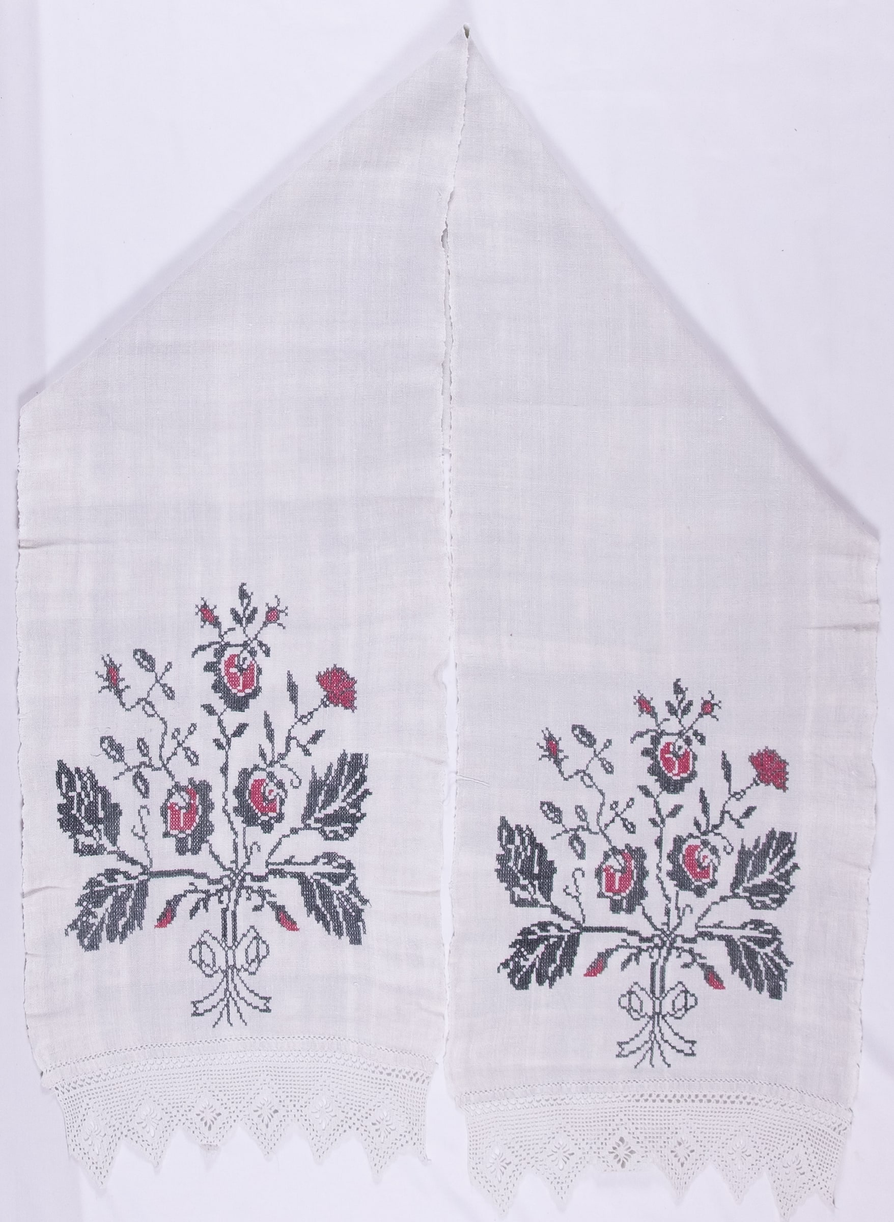 rushnyk ukrainien — 289 — Point de croix — Polésie — collection Zablotska-Koval