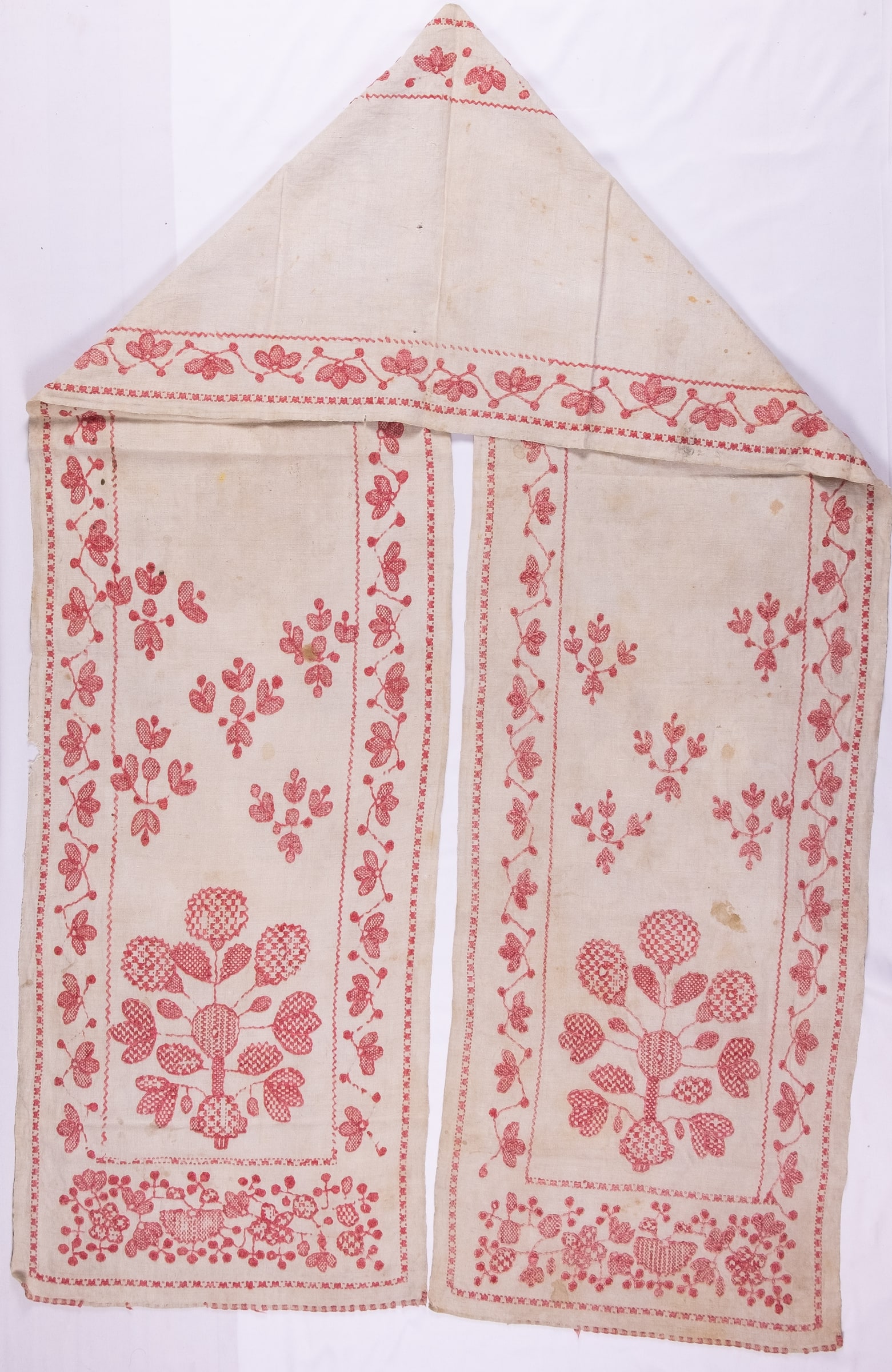Ukrainian rushnyk — 399 — Satin stitch, Cross-stitch — Zablotska-Koval collection