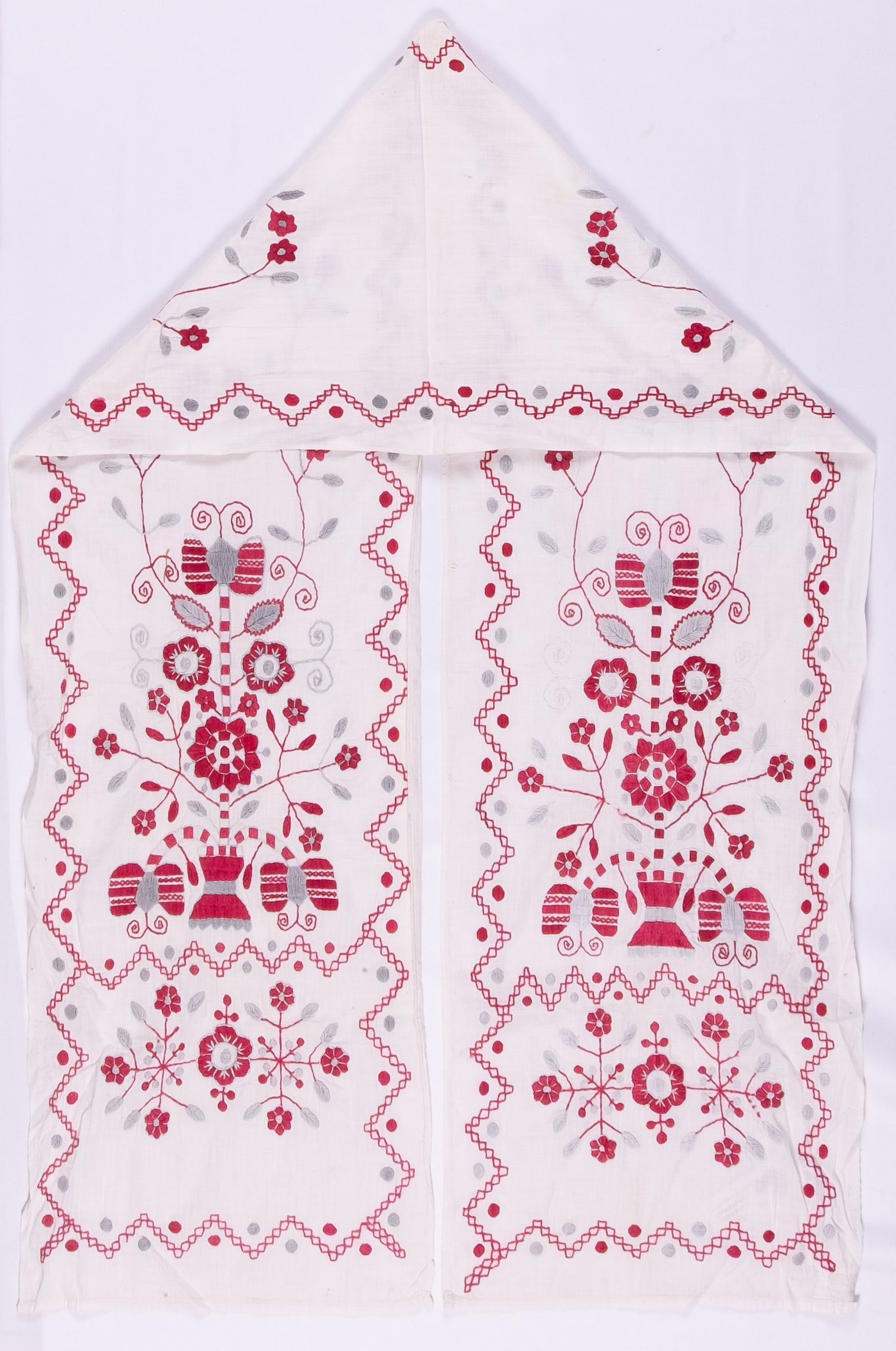 Ukrainian rushnyk — 418 — Satin stitch — Zablotska-Koval collection