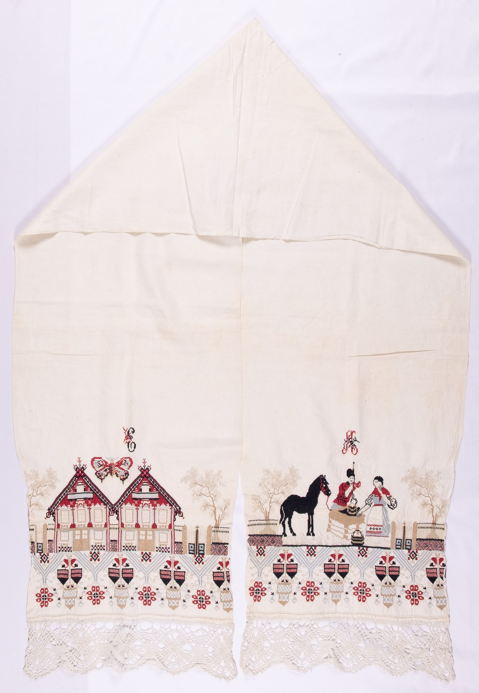 Ukrainian rushnyk — 421 — Cross-stitch — Zablotska-Koval collection