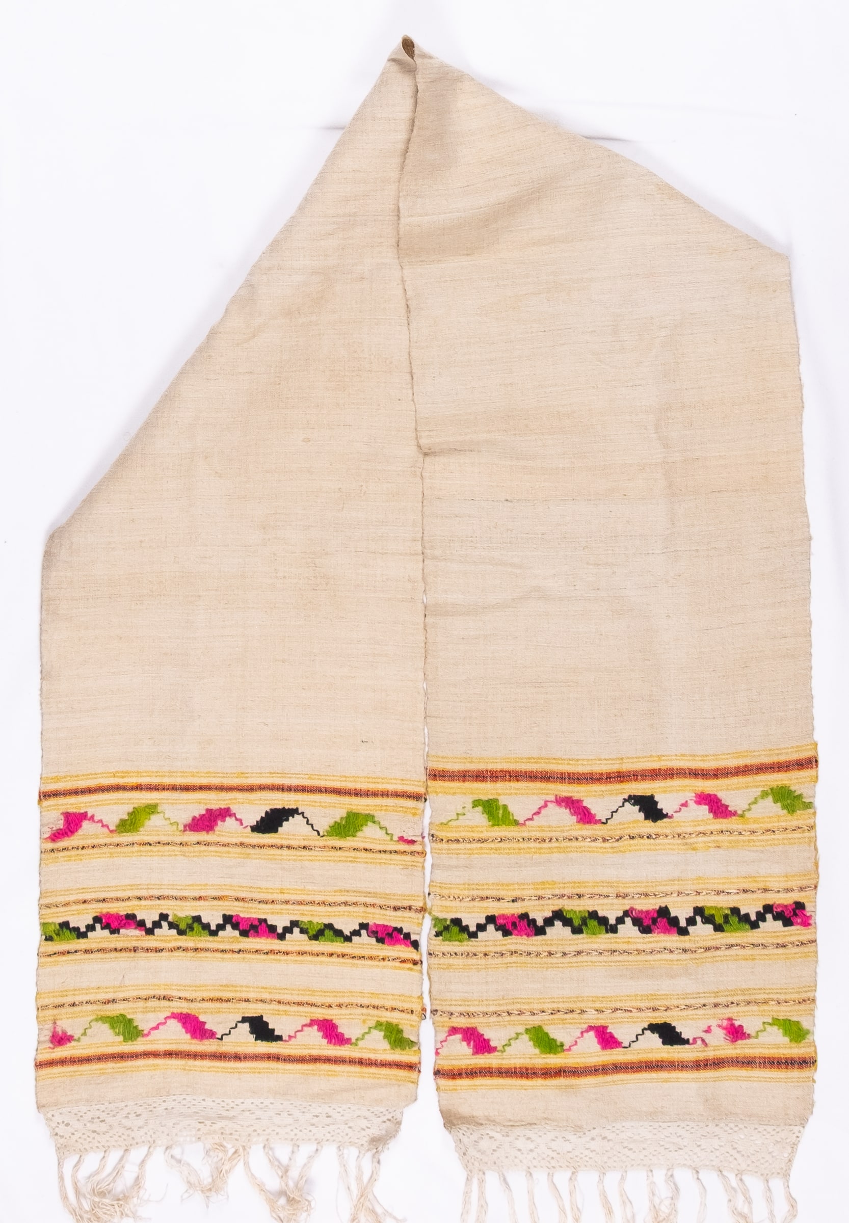 Ukrainian rushnyk — 49 — Satin stitch, Weaving, Counted satin stitch, Straight counted satin stitch — Eastern Podolia — Zablotska-Koval collection