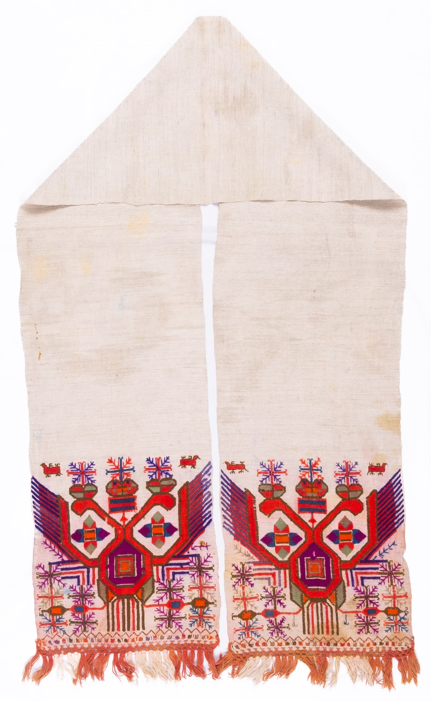 rushnyk ukrainien — 5 — Passé plat, Passé plat compté, Passé plat compté Kachalotchka — Podolie orientale — Oiseaux — collection Zablotska-Koval