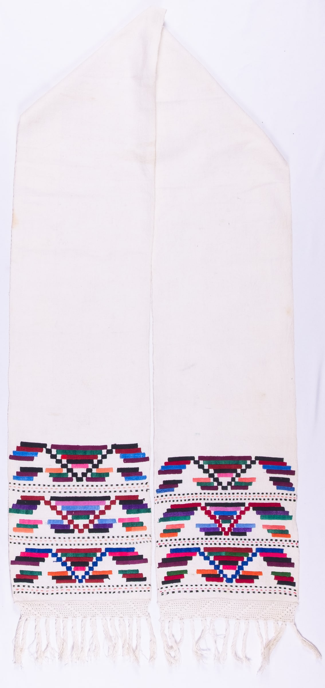 Ukrainian rushnyk — 51 — Satin stitch, Counted satin stitch, Straight counted satin stitch — Eastern Podolia — Zablotska-Koval collection