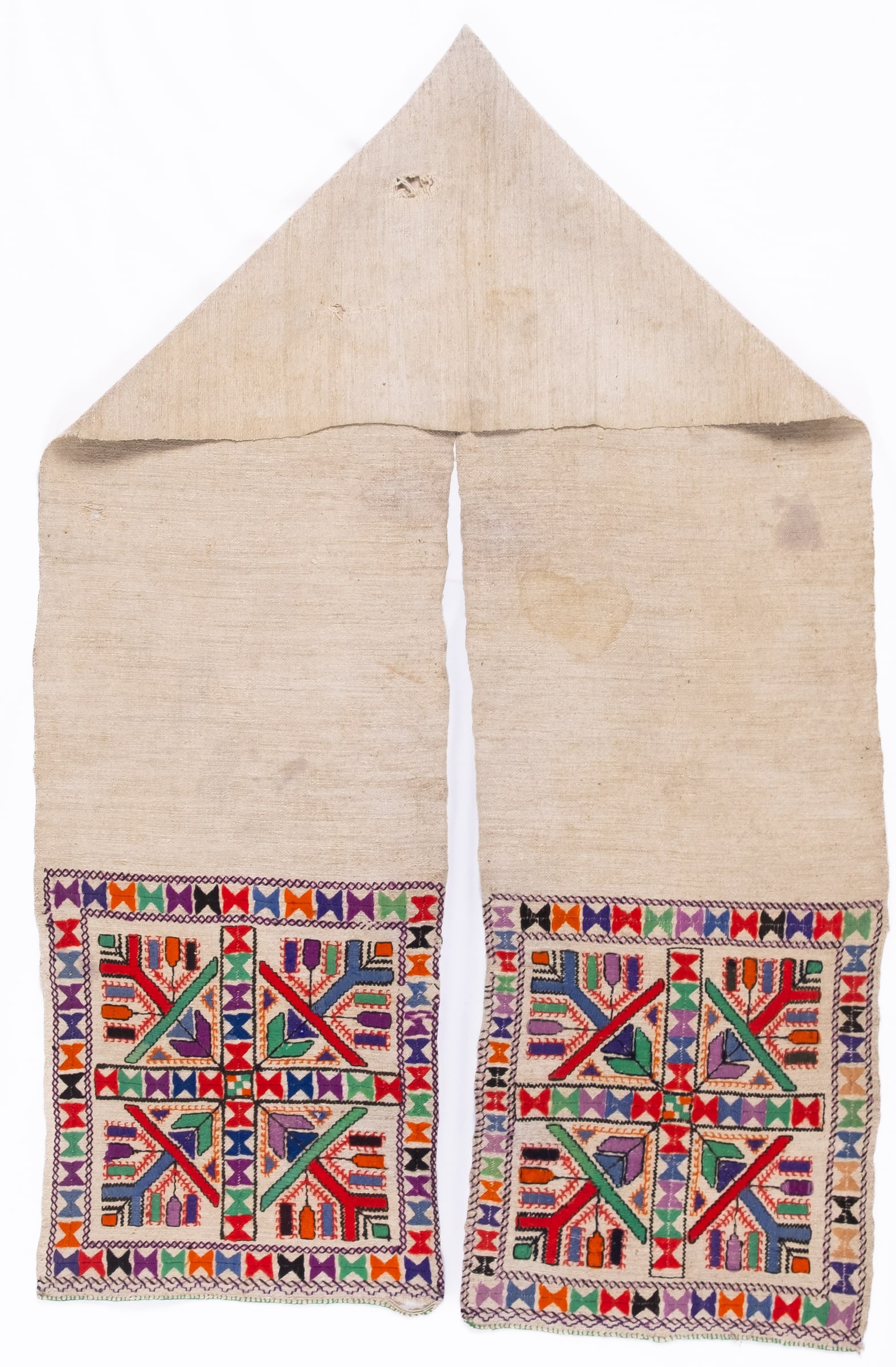 rushnyk ukrainien — 6 — Passé plat, Passé plat compté, Passé plat compté Kachalotchka — Podolie orientale — collection Zablotska-Koval