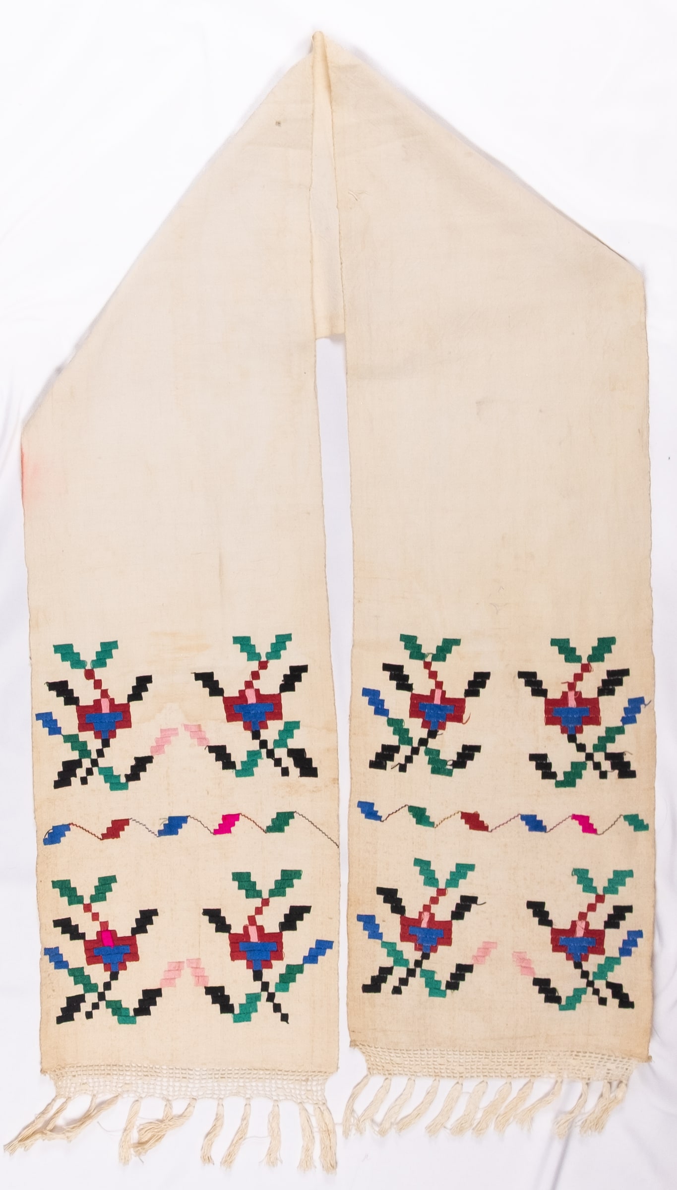 rushnyk ukrainien — 79 — Passé plat — Podolie orientale — collection Zablotska-Koval