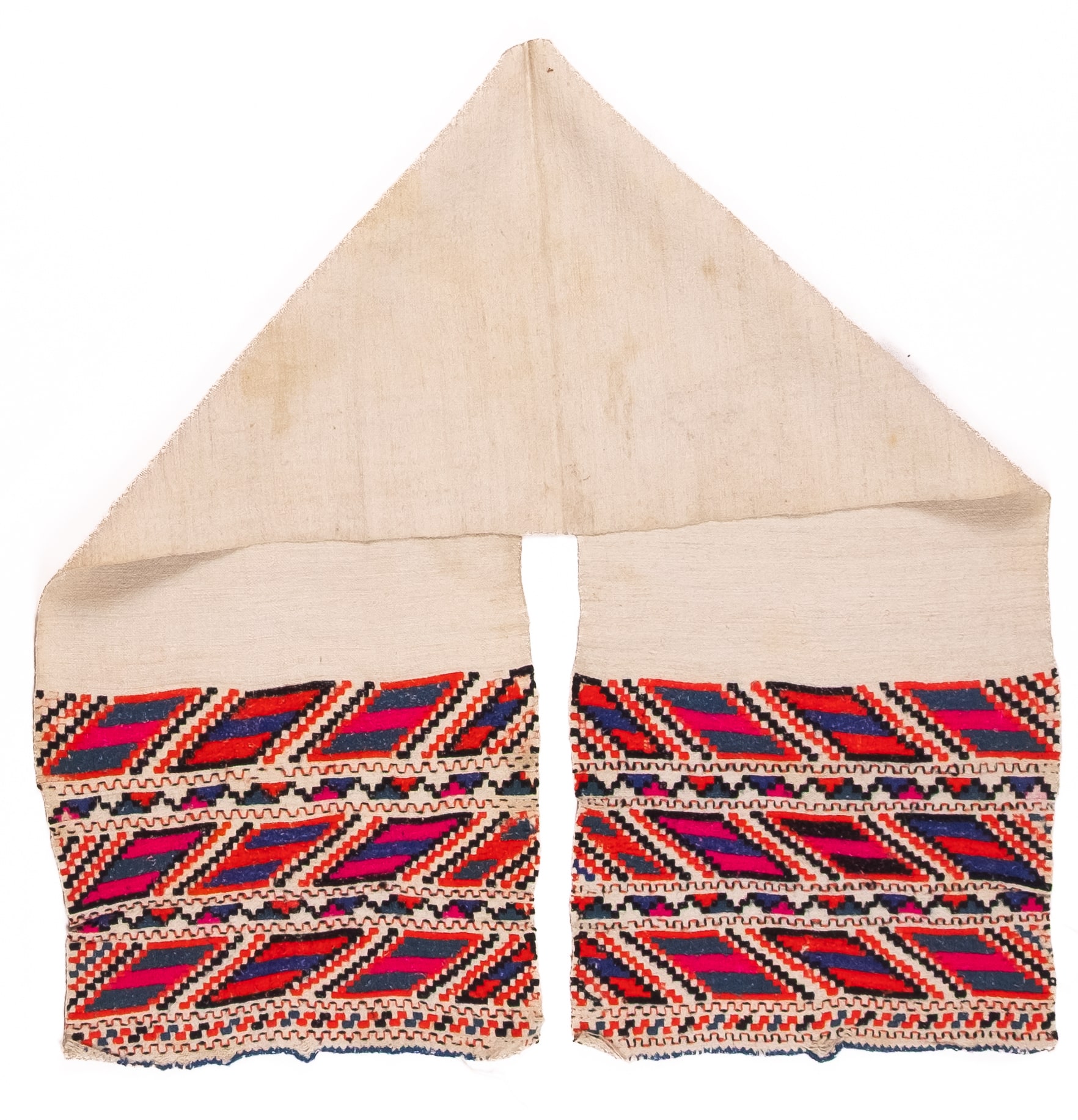 Ukrainian rushnyk — 95 — Satin stitch, Counted satin stitch, Straight counted satin stitch — Eastern Podolia — Zablotska-Koval collection